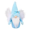 thumbnail image 1 of Navidad, Muñeco Sin Rostro, Plumas Artificiales, Gnomo De Vacaciones, Ángel Hecho A Mano, Tomte Sueco, Adornos De Decoración De Elfo De Navidad seitruly HA043011-01, 1 of 6