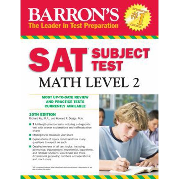 Pre-Owned Barron's SAT Subject Test Math Level 2 (Paperback) 1438000316 9781438000312