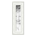 thumbnail image 2 of ArtToFrames 4" x 20" Majestic White Picture Frame, 4x20 inch Silver Wood Poster Frame (WOM-5198),  Pack, 2 of 7