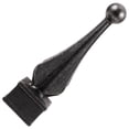thumbnail image 1 of UPGRATOR 1Set Black Iron Conical Top Decorative Fence Finial for Gardeners Garden Protection, 1 of 8