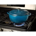 thumbnail image 6 of Enameled Cast Iron Round Dutch Oven, 6 qt., Turquoise, 6 of 9