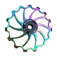 thumbnail image 3 of Justharion Roulement de Dérailleur Arrière en Céramique pour Vélos de Route Jockey Guide de Roue Coloré 15T Diamètre Coloré 58mm, 3 of 6