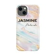 thumbnail image 1 of Personalised Blush Marble Name iPhone 15 Case,iPhone 16 Pro Max, 1 of 4