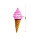thumbnail image 2 of Pet Dog Plush Canvas Toy Simulación Postre Helado Masticar Squeak Toys (Strawberry Dog Canvas), 2 of 2
