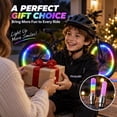 thumbnail image 3 of Radetop Bike Wheel Lights 2 Pack, Motion Activated LED Valve Lights for Night Riding, 3 of 4