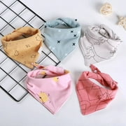 4 pieces/lot Baby Bibs Drooling Cotton Baby Scarf Burp Cloth Bandana Bibs Newborn Baby Boy Infant Girl Toddler Stuff Accessories color 11