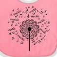 thumbnail image 4 of Inktastic Music Dandelion Musical Boys or Girls Baby Bib, 4 of 4
