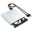 thumbnail image 2 of External CD-RW Drive USB2.0 Universal CD-RW Writer Driverless DVD/CD Reader Player, 2 of 8