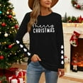 thumbnail image 3 of Christmas Sweatshirt for Women Christmas Sweater Cute Long Sleeve Crewneck Pullover Tops for Fall Winter Outfits, 3 of 7
