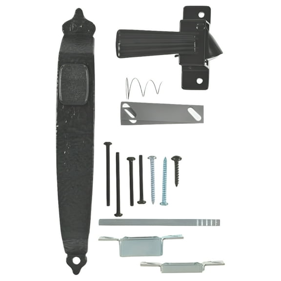 Wright Products Push Button Latch, Black VC333BL