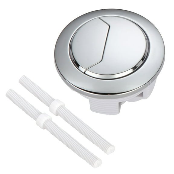 Round Toilet Push Button Double Push Flushing Button Adjustable Toilet Water Button for Home Hotel Public Toilet