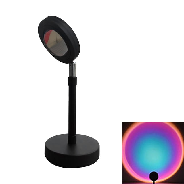 Lámpara de mesa del fondo de la pared de la luz de proyección de la decoración del USB del proyector para la actuación del partido, arco iris Methold HA004808-02B