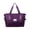 Dark Purple, variant on Waterproof Expandable Duffel Bag for Travel, Unisex Weekender Overnight Carry On, Gym Sports Bag with Wet Pocket & Shoe Compartment, Airline Approved