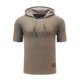 thumbnail image 2 of pstuiky camisetas de hombre, Camisa de manga corta con cuello abierto y lazo floral hecha a mano para hombre ropa de hombre xl, 2 of 4