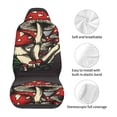 thumbnail image 5 of Yiaed Red Mushrooms Print Car Seat Covers,Universal Auto Seats Protector Fits for Car,SUV Sedan,Truck,Automotive Seat Covers & Accessories(Two packs), 5 of 7