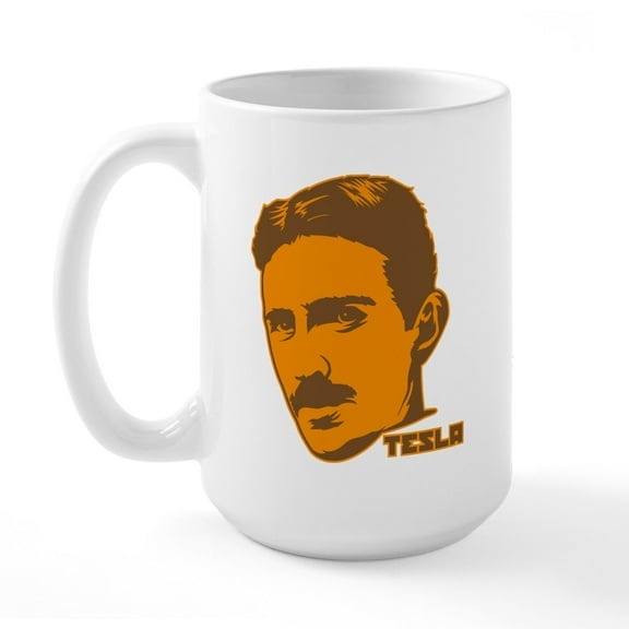 CafePress - Telsa6 Mugs - 15 oz Ceramic Large White Novelty Mug