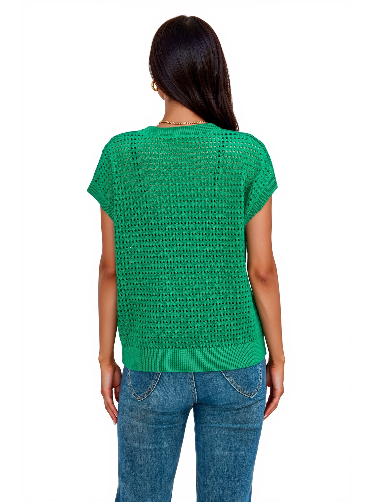 PRETTYGARDEN Women's Sleeveless V Neck Sweater, Sizes S-XXL