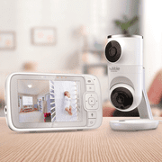 Hubble Nursery Pal Dual Vision Smart Wi-Fi Enabled Baby Monitor with 5 Parent Unit Viewer