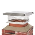 thumbnail image 4 of Tapa de chimenea HY-C Shelter 13 x 13 cm de acero inoxidable, 4 of 6