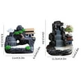 thumbnail image 4 of Ceramic Backflow Incense Burner, 4.3 x 2.6 x 3.3 in, Creates Relaxing Smoke Waterfall Effect, Perfect for Meditation and Yoga Spaces, 4 of 7