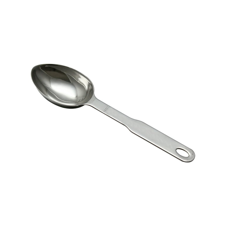 1/4 Cup (60 Milliliters) Heavy Duty Oval Measuring Scoop, 8 3/4 Length,  Stainless Steel, Comes In Each