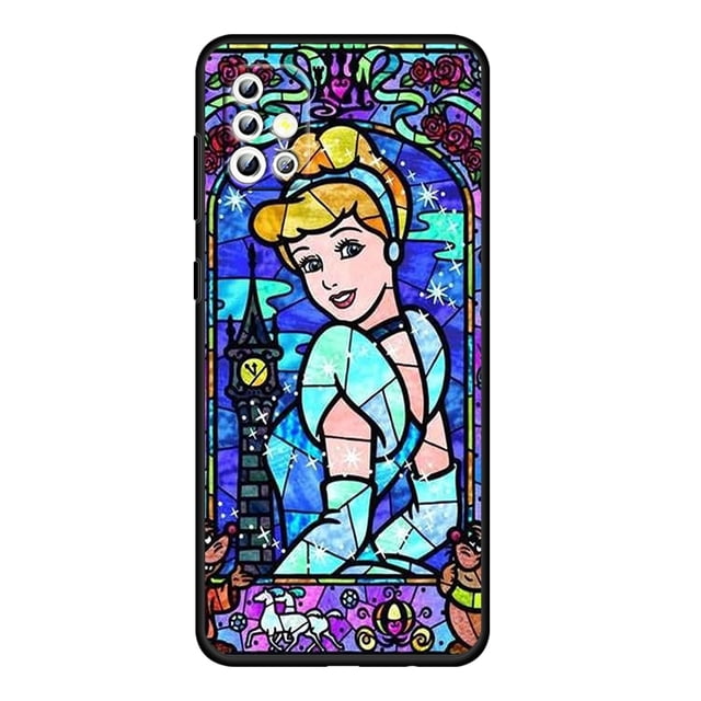 Anime Princess Mickey Mouse For Samsung Galaxy A54 A34 A73 A52S A72 A52 A32 A22 A12 A21S 4G 5G Silicone Soft Black Phone Case xuanjing unisex