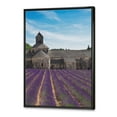 thumbnail image 2 of Designart Lavender Field With Abbey In France FLOAT FRAME WALL ART, 2 of 4