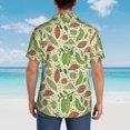 thumbnail image 4 of Fuzoiu Finger Lime Fruits Print Hawaiian Shirt for Men, Summer Beach Casual Short Sleeve Button Down Shirts, Men’s Beach Summer Shirts with Pocket,XX-Large, 4 of 7