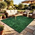 thumbnail image 2 of Koeckritz Rugs Tactic Green Black Indoor/Outdoor Turf Patio Area Rug 10' x 10', 2 of 7