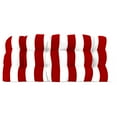 thumbnail image 4 of Jordan Manufacturing 3-Piece Cabana Red Stripe Tufted Outdoor Cushion with 1 Wicker Bench Cushion and 2 Wicker Seat Cushions, 4 of 12