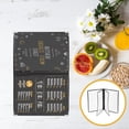 thumbnail image 3 of Recipe Folder 4 Pcs Loose Leaf Ring Binder The Menu for Restaurants Bar Covers Pvc, 3 of 6