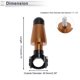 thumbnail image 4 of Protector de guardabarros de aleación de aluminio para slider de marco de motocicleta 1.1"-1.3" 2.39" 6.73" 2 piezas de tornillo Naranja 2 juegos, 4 of 7