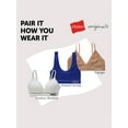 thumbnail image 5 of Hanes Originals Women's Seamless Rib Hi-Leg Bikini Underwear, 3-Pack, 5 of 7