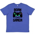 thumbnail image 3 of Inktastic Born to Be a Gamer with Controller Youth T-Shirt, 3 of 5