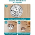 thumbnail image 6 of 8-Inch Stainless Steel Slow Feeder Dog Bowl – 2-Cup Capacity, Heavy Duty with Non-Slip Rubber Base, Promotes Healthy Digestion for Medium & Large Dogs, 6 of 6