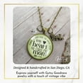 thumbnail image 4 of Mom of Son Necklace Boy Stole Heart Train Gutsy Goodness Female Adult Bronze Metal Jewelry, 4 of 8