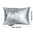 thumbnail image 2 of Mulberry Silk Pillowcases, Standard Size with Hidden Zipper - Hypoallergenic and Breathable 25.98x20.08in, 2 of 2