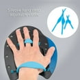 thumbnail image 3 of Swimming Hand Fins for Adults Kids Durable Professional Hand Paddles with Straps, 3 of 17