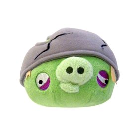 Angry Birds 5" Plush: Helmet Pig