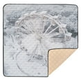 thumbnail image 6 of WOBOGO Ferris Wheel in The Snow Baby Playmats Extra Large Waterproof Rollable Activity Pads for Toddlers 50×50inch, 6 of 7
