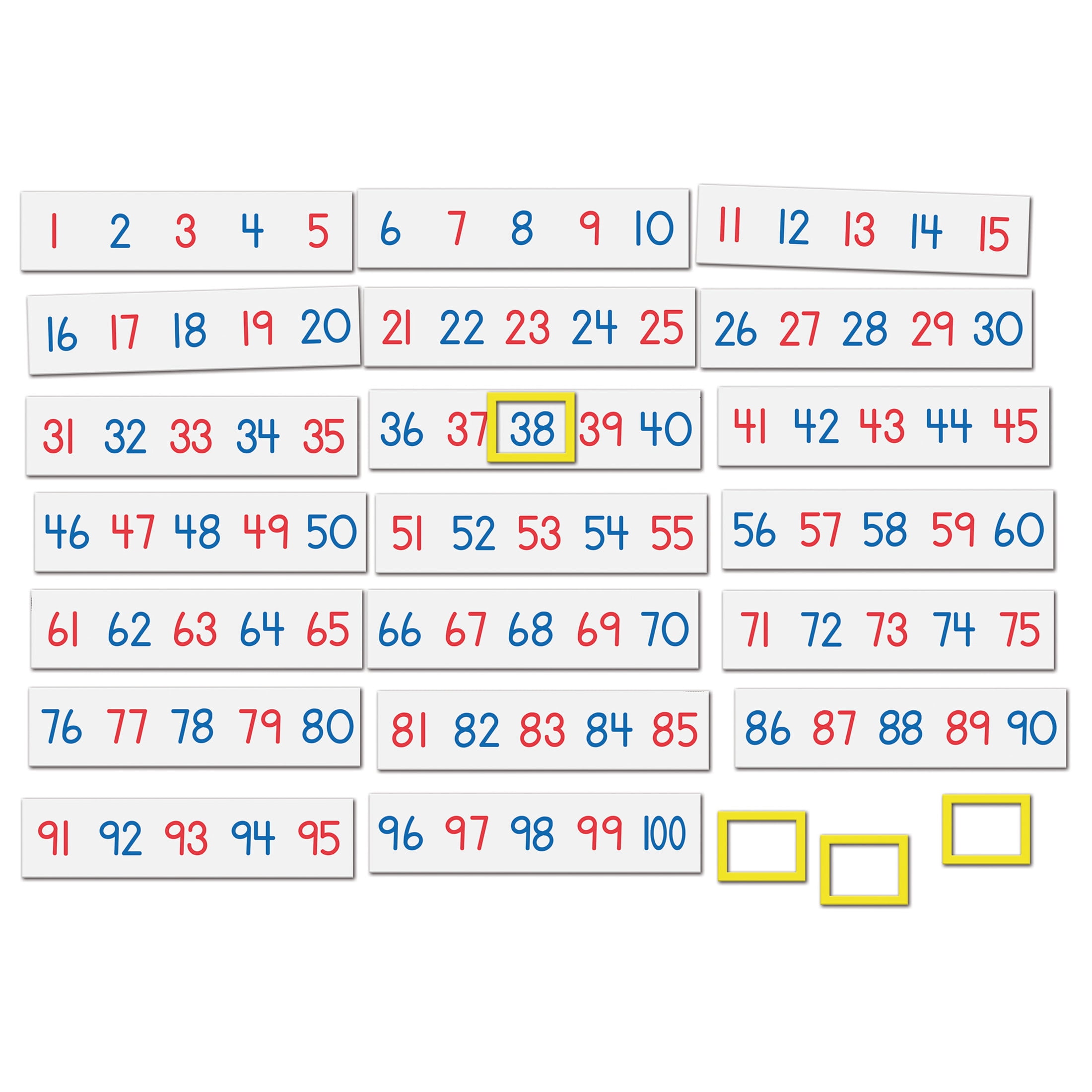 Learning Resources Magnetic Number Line 1-100, Math Accessories, Early Math Concepts, Classroom Supplies