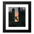thumbnail image 2 of Marian Wawrzeniecki 20x23 Black Modern Framed Museum Art Print Titled - Holy Entrance to the Slavic Mystery Place (1920), 2 of 5