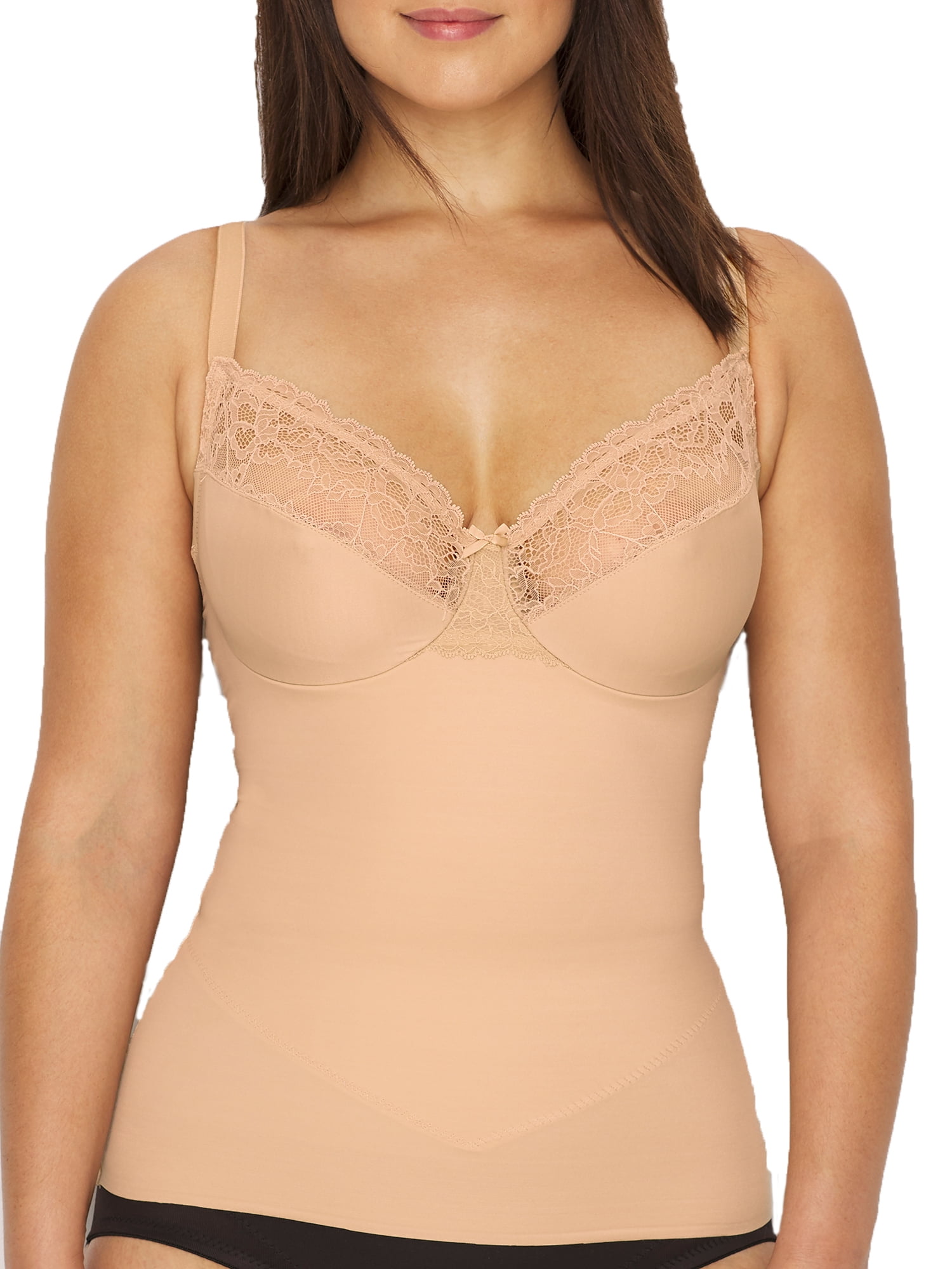 Miraclesuit Womens Alluring Lace Shape Away Extra Firm Control Camisole