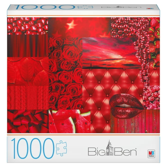 Big Ben 1000-Piece Jigsaw Puzzle, Reds