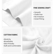 Women's Camisole Cotton Tank Top with Shelf Bra Adjustable Wide Strap Basic Undershirt