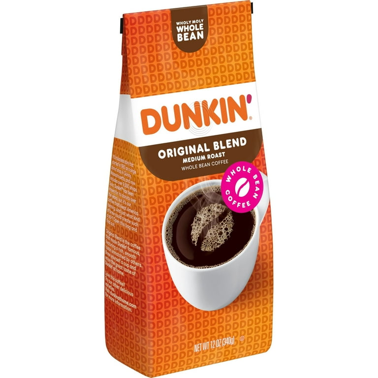 コーヒー Inside23 Original blend coffee Dunkin' Original Blend Whole Bean Coffee, Medium Roast, 12