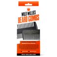 thumbnail image 2 of Peine para barba Wild Willies de madera y compuesto, doble acción, 2 of 4