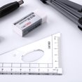 thumbnail image 2 of Ensemble de 8 Outils de Mathématiques Géométrie Règle de Boussole Scolaire Gomme Triangulaire, 2 of 6