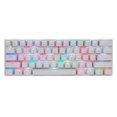 thumbnail image 1 of Teclado MOTOSPEED CK62 BT3.0 Teclado mecánico RGB con cable para tableta, computadora portátil, teléfono inteligente, eje blanco y rojo MOTOSPEED Teclado, 1 of 5