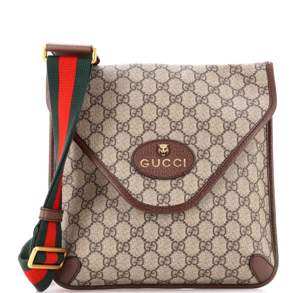 Pre-Owned Neo Vintage Envelope Messenger GG Coated Canvas Medium By Rebag